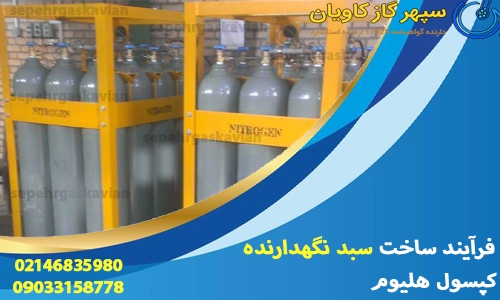 فرآیند ساخت سبد نگهدارنده