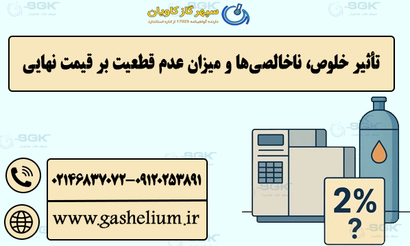 تأثیر خلوص، ناخالصی‌ها و میزان عدم قطعیت بر قیمت نهایی
