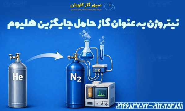 نیتروژن به‌عنوان گاز حامل جایگزین هلیوم